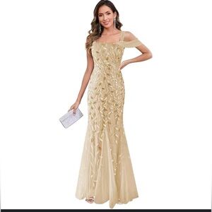 Mermaid sequin formal dress